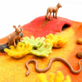 Australian Outback Desert Play Mat with Aussie animals Australian Outback Desert Play Mat with Aussie animals