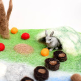 Woodland River Play Mat with animals