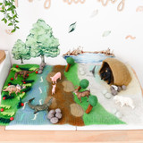 Tara Treasures Bear Hunt Play Mat Playscape MiniZoo lifestyle