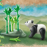 Playmobil Wiltopia Panda figurine with bamboo