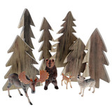 Papoose Wooden Tree Set 6pc