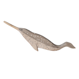 NOM Handcrafted wooden Narwhal toy