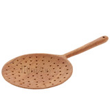 Papoose  Large Teak Slotted Spoon MiniZoo flat