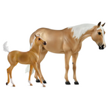 Breyer Traditional Ebony Shines and Charlize