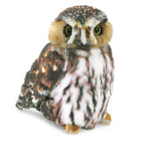 Folkmanis Small Pygmy Owl Puppet standing
