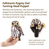 How to use the Folkmanis Small Pygmy Owl Puppet