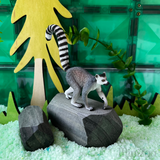 Huckleberry Playscapes Flurry Jungle Green with CollectA Lemur MiniZoo