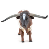 Papo Longhorn Bull front view