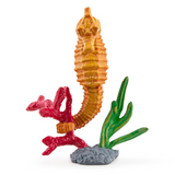 Papo Seahorse with coral model