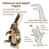 How to use the Folkmanis Jack Rabbit Puppet