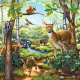 Ravensburger Forest Zoo and Pets Puzzle 3 x 49pc