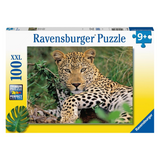 Ravensburger Lounging Leopard Puzzle 100pc