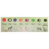 Science and Nature Wild Animal Stampers Set of 8
