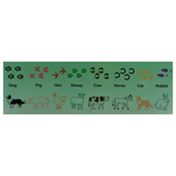 Science and Nature Farm Animal Stampers Set of 8 