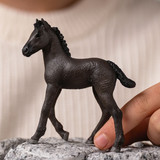 Schleich Friesian Foal model horse figurine size