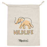 MiniZoo Wildlife Drawstring Bag