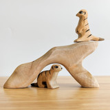 NOM Handcrafted Meerkat Crouching