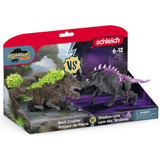 Schleich Shadow Lynx and Rock Crusher