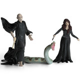 Schleich Voldemort with Nagini and Bellatrix  with moveable arms Harry Potter toys