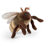 Living Nature European Honey Bee plush toy with bendy legs