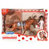 Breyer Freedom Cheryl White and Jetolara Horse & Book Box set