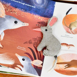 Tara Treasures Jumping Joeys Book and Bilby Finger Puppet Set