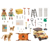 Playmobil Wiltopia Rescue All-Terrain Vehicle contents