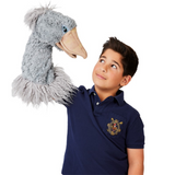 Folkmanis Shoebill Stage Puppet with boy