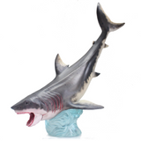 Haolonggood Otodus Megalodon model with water base