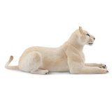 Toymany Lioness White Lying toy figurine side details