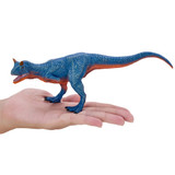 Mojo Carnotaurus dinosaur figurine size in hand