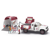 Schleich Mobile Vet with Trailer Horse Club playset