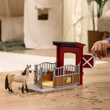 Schleich Pony Box with Mustang Mare lifestyle