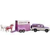 Breyer Stablemates Unicorn Magic Land Rover and Tag-a-long Trailer Breyer Stablemates Unicorn Magic Land Rover and Tag-a-long Trailer
