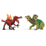 Schleich Fire Saurian vs. Jungle Lizard Eldrador playset