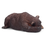 Toymany Brown Bear Sleeping Small back view