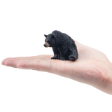 Toymany Black Bear Sitting figurine size in hand Toymany Black Bear Sitting figurine size in hand