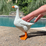Safari Ltd Goose model lifestyle size with hand