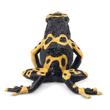 Toymany Yellow-banded Poison Dart Frog toy figurine back view