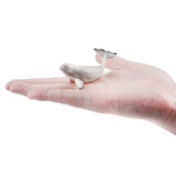 Toymany Beluga Whale Calf toy figurine size in hand