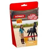 Schleich Pocket Set Show Victory With Snowy packaging