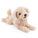 Folkmanis White Poodle Puppy Puppet