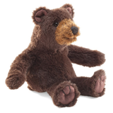 Folkmanis Mini Bear Sitting Finger Puppet