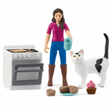 Schleich Pocket Set Baking Afternoon figurines