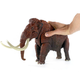 Creative Beast Woolly Mammoth 1:18 Scale articulated prehistoric model size in hand