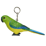 Science and Nature Orange Bellied Parrot Keychain