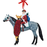 Breyer Stablemates 2026 Santa Ornament - Off to the Races