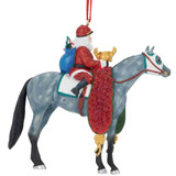 Breyer Stablemates 2026 Santa Ornament - Off to the Races