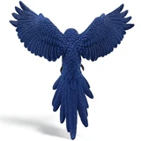 Toymany flying Hyacinth Macaw bird back view