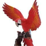 Toymany Scarlet Macaw toy replica closeup
